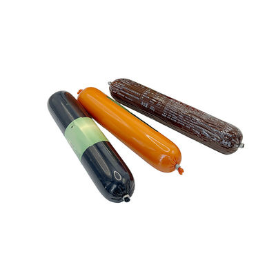 カスタムプリント PVDC プラスチックソーセージ キャッシング 煮た 簡単に剥がれる PVDC フィルム