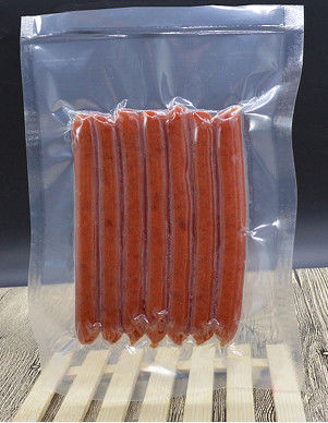 加工された肉 ソーセージ プラスチック 掃除用収縮包袋 PVDC 高壁透明
