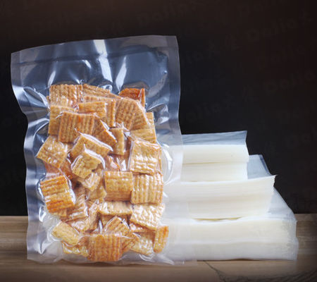 加工された肉 ソーセージ プラスチック 掃除用収縮包袋 PVDC 高壁透明