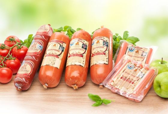 食品包装フィルム 印刷 合成ソーセージケース PVDC 管状ソーセージケース
