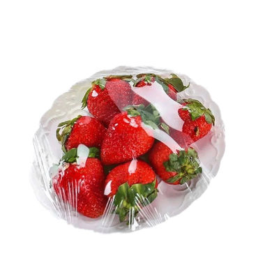 PVDC PVC PE パッケージ プラスチックのラップロール 透明なPE 保護用食品粘着フィルム