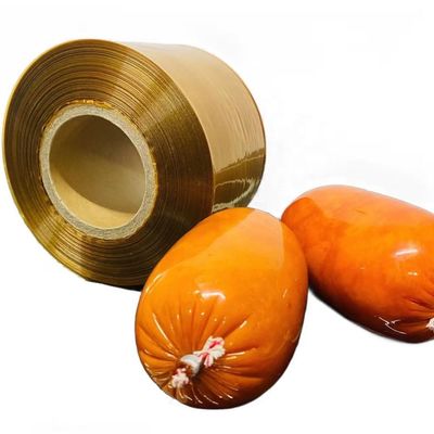 カリバー19mm カリバー220mm 印刷された人工ソーセージケース プラスチック食品包装フィルム ナイロン PA / PVDC