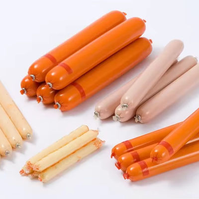 食品級 PVDC プラスチックソーセージ カーシング フィルム 防湿 低酸素透気性 梱包