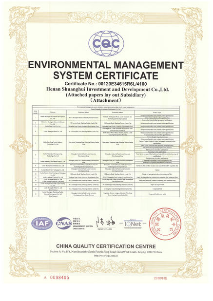 中国 Luohe Lianbang Chemical Co., Ltd. 認証